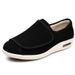 Fleece-Lined Autumn Winter Elderly Plus Size Wide Magic Tape Adjustable Walking Shoes_voghion.com