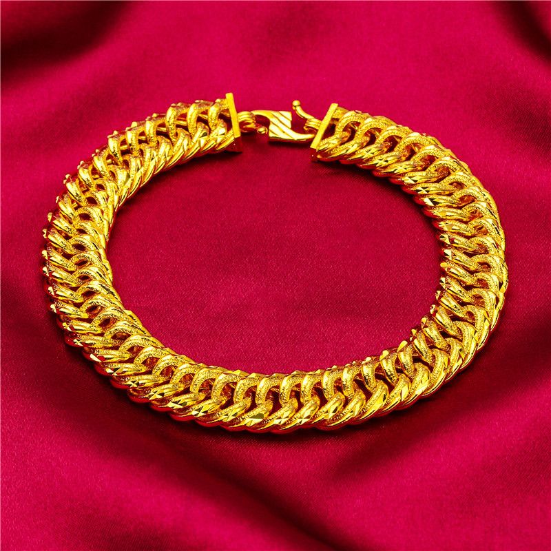 2023 New Men's 12 15 17 19mm Wide Extended Thickened Bracelet_voghion.com