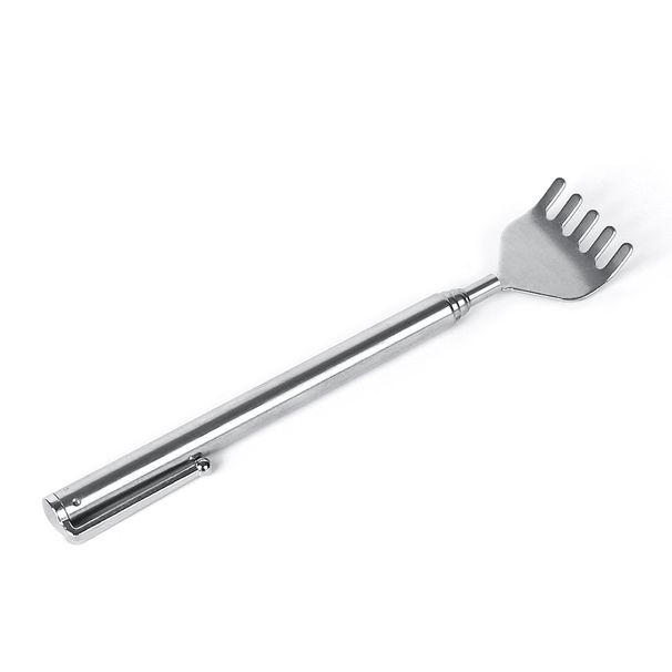 Stainless Telescopic Portable Extendable Handy Pocket Pen Clip Back Scratcher_voghion.com
