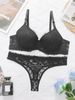 Push-up underkläder underkläder set Sexigt bekvämt mode spets spets ultratunna BH-set_voghion.com