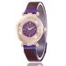 Cost performance full diamond ball quicksand women's mesh quartz ultra-thin Roman digital magnet watch_voghion.com
