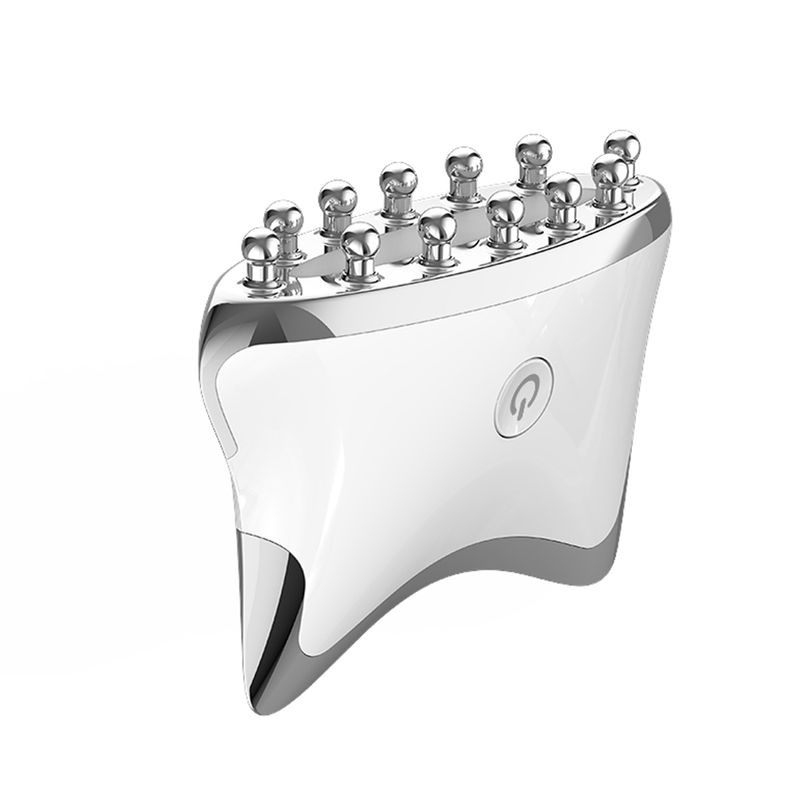 Microcurrent Guasha EMS LED Işık Yüz Boyun Vücut Kaldırma Kırışıklık Karşıtı Güzellik Baş Gevşeme Masajı Cilt_voghion.com