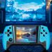 Retro Handheld Game Console 3.5inch LCD W/ 500 Games For Single Player (Blue)_voghion.com