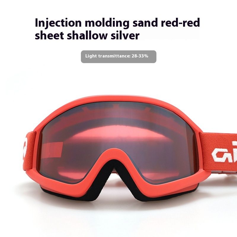 Nuevas gafas de esquí cilíndricas de doble capa antivaho para adultos con miopía, antiviento y nieve, equipo de gafas_voghion.com