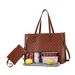 New Capacity Tote Handheld Laptop Storage Office Lunch Box 2-in-1 Shoulder Crossbody Large Bag_voghion.com