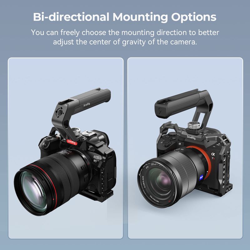 SmallRig ARRI Locating Holes Tiny, Weight 113g, Portable Camera Top Handle For Sony Canon Nikon 4757_voghion.com
