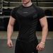 Performance-Enhanced Quick-Dry Gym Tee - 93% High-Tech Fiber For Muscle Definition & Street Style (Breathable, Moisture-Wicking, Unisex Fit)_voghion.com