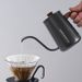 Hand Brew Slim 304 Stainless Steel Long Spout Coffee Household Thermometer Hanging Ear With Lid Water Boiling Kettle_voghion.com