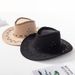 Western Cowboy Summer Breathable Travel Hiking Hat, Big Headband, Women Rider Sun Hat_voghion.com
