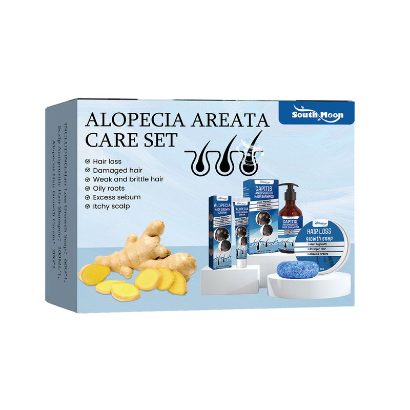 South Moon Set for Cleaning, Scalp Softness, and Scratchy Hair Care Gift Box_voghion.com