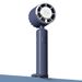 Ice Cooling Handheld Fan - High-Speed Turbo USB Rechargeable With Digital Display, Portable For Office & Outdoor_voghion.com
