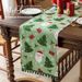 Lillian Cross-Border Tischdecke „Weihnachtsmann“ aus Baumwoll-Leinen für sechs Personen_voghion.com