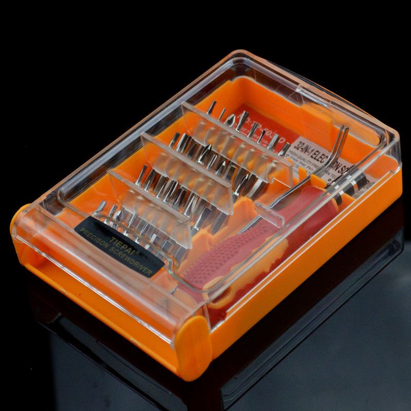 Jeu de tournevis 32 en 1 (30 embouts), combiné, pour téléphone portable, ordinateur, réparation, outil de rechange_voghion.com