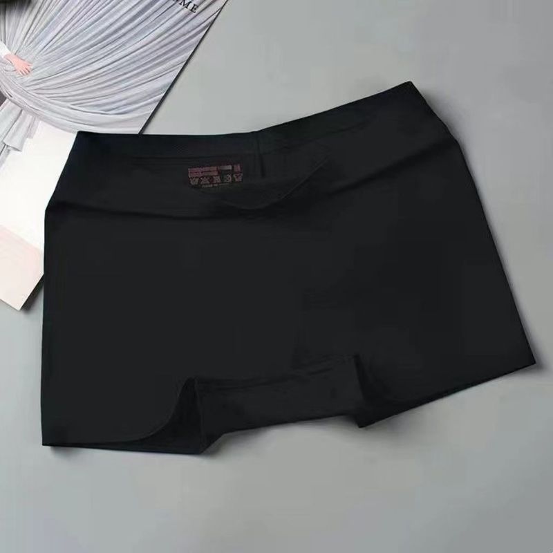 Summer Mid-Waist Safety Shorts Tummy Control Breathable Ice Silk Seamless Underwear Anti-Exposure Leggings Women's Boxer_voghion.com
