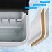 Countertop Ice Maker With 9 Bullet Ice In 7 Mins, Portable Ice Machine With Ice Scoop And Basket , 26.5lbs/24H, Self-Cleaning,Stainless,for Home Office Bar Party_voghion.com