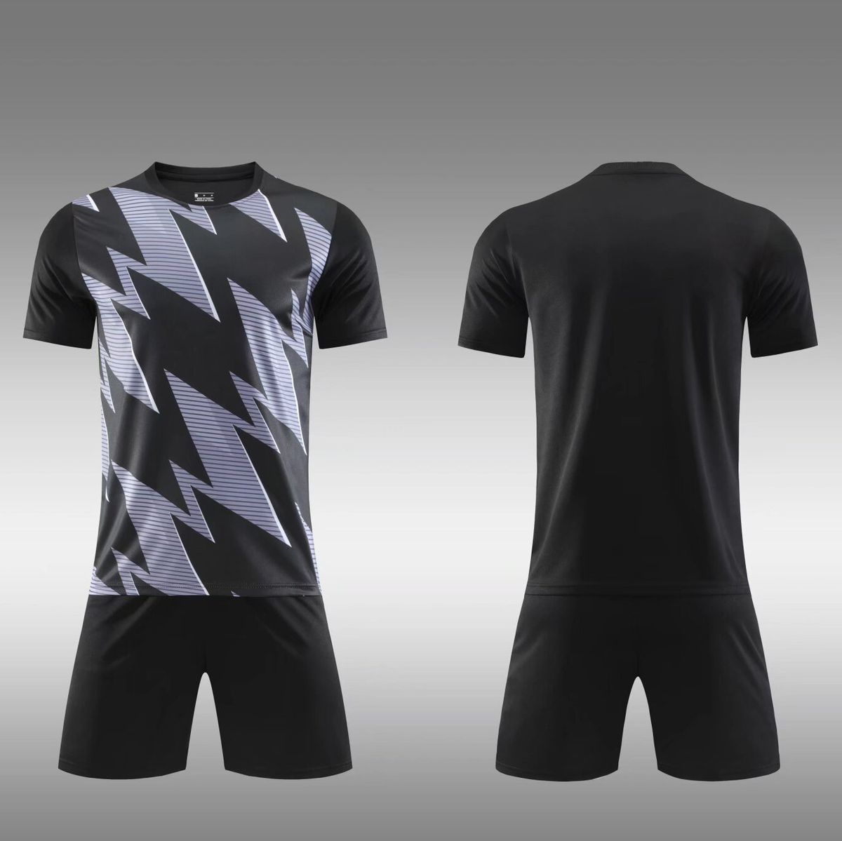 C Kinderanzug-Set für Erwachsene, Kurzarm-Trainings- und Wettkampfanzug für Fußballstudenten für Herren und Damen, Außen_voghion.com