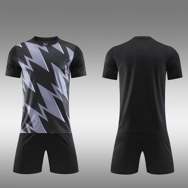 C Kinderanzug-Set für Erwachsene, Kurzarm-Trainings- und Wettkampfanzug für Fußballstudenten für Herren und Damen, Außen_voghion.com