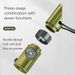 Outdoor Survival Gear 7-in-1 Whistle Multi-Function Portable Emergency Compass Magnifying Glass Flashlight Thermometer_voghion.com