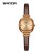 Women's Stylish Square Diamond-Accented Quartz Watch – Slim, Water-Resistant & Versatile For Casual & Formal Wear Casual Style Fashion All Match Watch_voghion.com