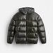 Men's Clothing Winter Hooded Cotton Jacket - Warm Casual Coat With Zipper, Multiple Pockets, Loose Fit For Outdoor & Daily Wear (Black, Dark Green)_voghion.com
