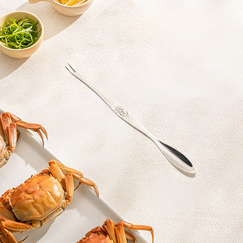 Eating Tools Home Use Hairy Special Stainless Steel Scissors Claw Crab Spoon Magic Set_voghion.com