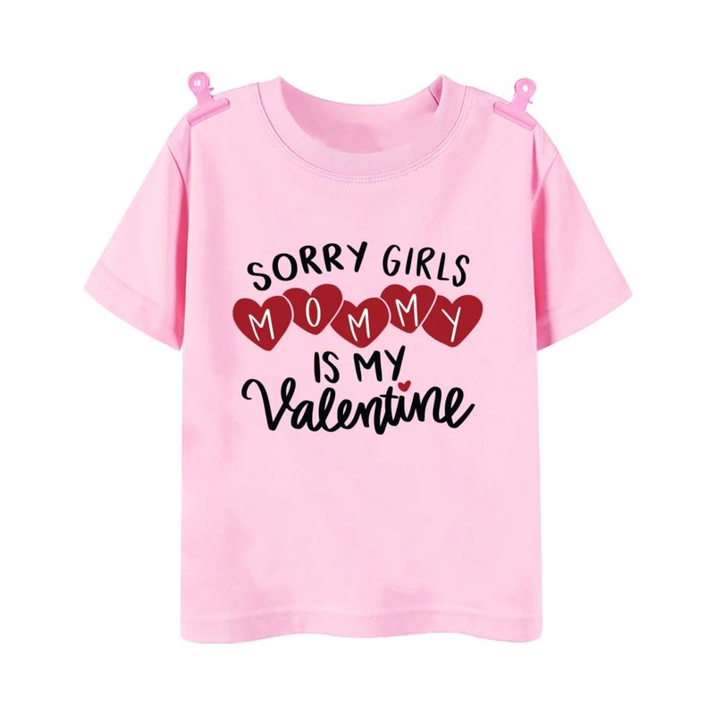 Kid's Clothing Boys And Girls Letter Printed Short Sleeved T Shirt Tops_voghion.com