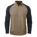 ActiveGo ActiveGo Cross-Border European And American Long Sleeve Zipper High Men's Pullover Color Block Stand Collar Outdoor Sweatshirt_voghion.com