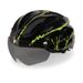 with Goggles Integrated Bicycle Riding Helmet Breathable_voghion.com