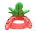 Inflatable Pineapple Floating Lounger - Foldable Backrest, Thickened Design For Adults, Pool & Beach Water Chair_voghion.com