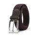 Unisex Woven Elastic Belt With Pin Buckle - Korean Style Casual Belt For Jeans & Knitwear_voghion.com
