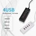 Music Festival 3A 15W 4USB Plug in Multi Port USB Smartphone Tablet Travel Charger_voghion.com