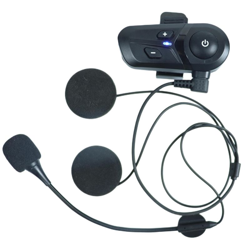 Full Face Hard Wheat Motorcycle Bluetooth Helmet Headset_voghion.com