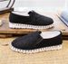 en Low Cut Round Head Casual Solid Color Embroidery Monk Shoes_voghion.com