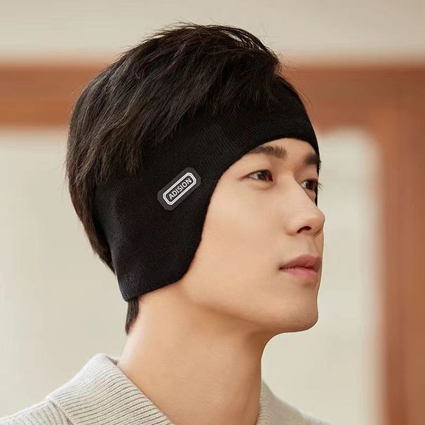 Autumn Winter Headband Outdoor Sports Cycling Muffs Warm Double Layer Windproof Fleece Thickened Skin-Friendly_voghion.com