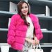 K Faux Fur Coat With Fox Fur Imitation; Short Women's Coat With Long Sleeves No Accessories Made Of Artificial Fur._voghion.com