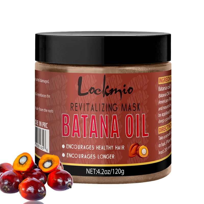 LOCKMIO Natürliche Batana-Ölbutter, revitalisierende Haarmaske, Spülung, gesund, stärkend, feuchtigkeitsspendend, nahrhafte Wurzel- und Kopfhautpflege_voghion.com