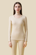 Wool Silk Set Women's Cashmere Base Layer Couple's Thermal Underwear Autumn Winter_voghion.com