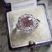 Pink Moissanite Diamond Women's Popular Engagement Proposal Ring_voghion.com
