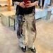 Unbranded Harajuku Trend Versatile Simple Fashionable Artistic Ins Denim Pants Lazy New Style_voghion.com