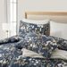 Floral Fitted Sheet Set - Reactive Dyed Brushed Microfiber Bedding With Deep Pockets, Nordic Style For US/EU/AU Mattresses_voghion.com