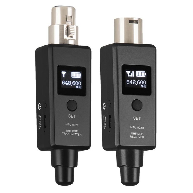 Wireless Microphone System Rechargeable Transmitter Receiver For Dynamic Microphones Wireless Guitar Audio Transmission System_voghion.com