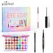 Lidschatten Popfeel Lidschatten Augenbrauenstift Augen Set Make-Up Kosmetik Kombination Candy Farbe Perlglanz Matte Erde Farbe_voghion.com