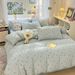 Bedding Duvet Cover Luxurious Flora Bedding In Soft Polyester - Milled Velvet Texture_voghion.com