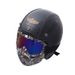 Harley Riding Water Transfer Pattern Halloween Skull Mask Detachable Windproof Sand Helmet_voghion.com