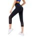 Breathable Barely-There Feel Sports Yoga Ruig Fitess Waist High Elasticity Tight Mesh Outerwear Capri Pats For_voghion.com