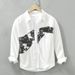 6732 Japanese Retro Long-sleeved Shirts Men's Trend Printing Stitching Shirts Casual Loose Tops A Generation._voghion.com