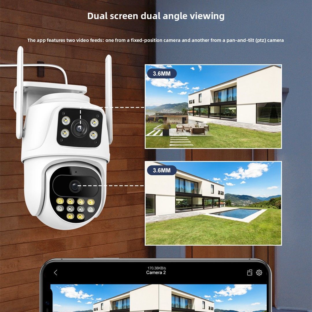 P9-6 Xiongmai Solution Telecamera di sorveglianza ICSEE Fornitura diretta dal produttore Monitoraggio remoto a colori HD per esterni_voghion.com