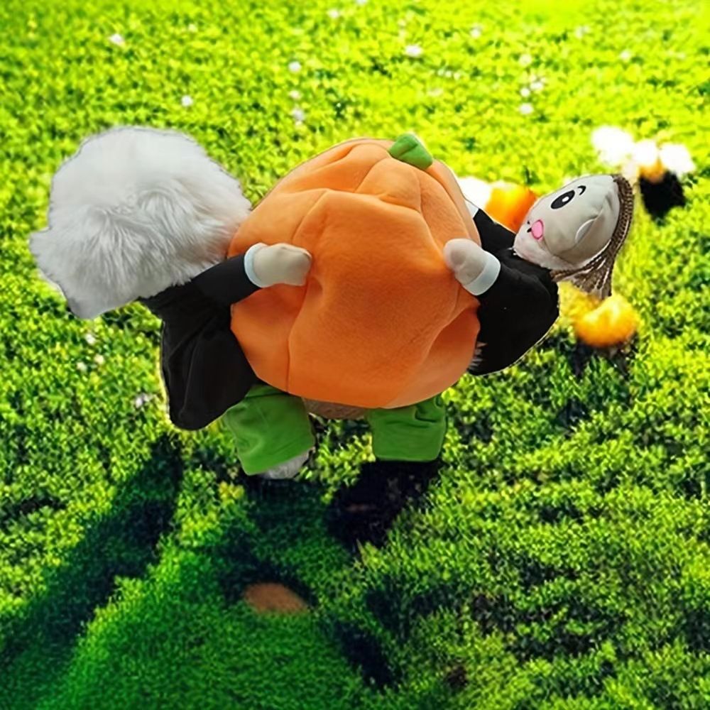 Halloween Funny Teddy Poodle Costume Christmas Clothes Multi-use Pet Dog Carrying Watermelon_voghion.com