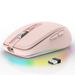Mouse da gioco luminoso RGB con ricarica Bluetooth wireless M303 per tablet e laptop_voghion.com