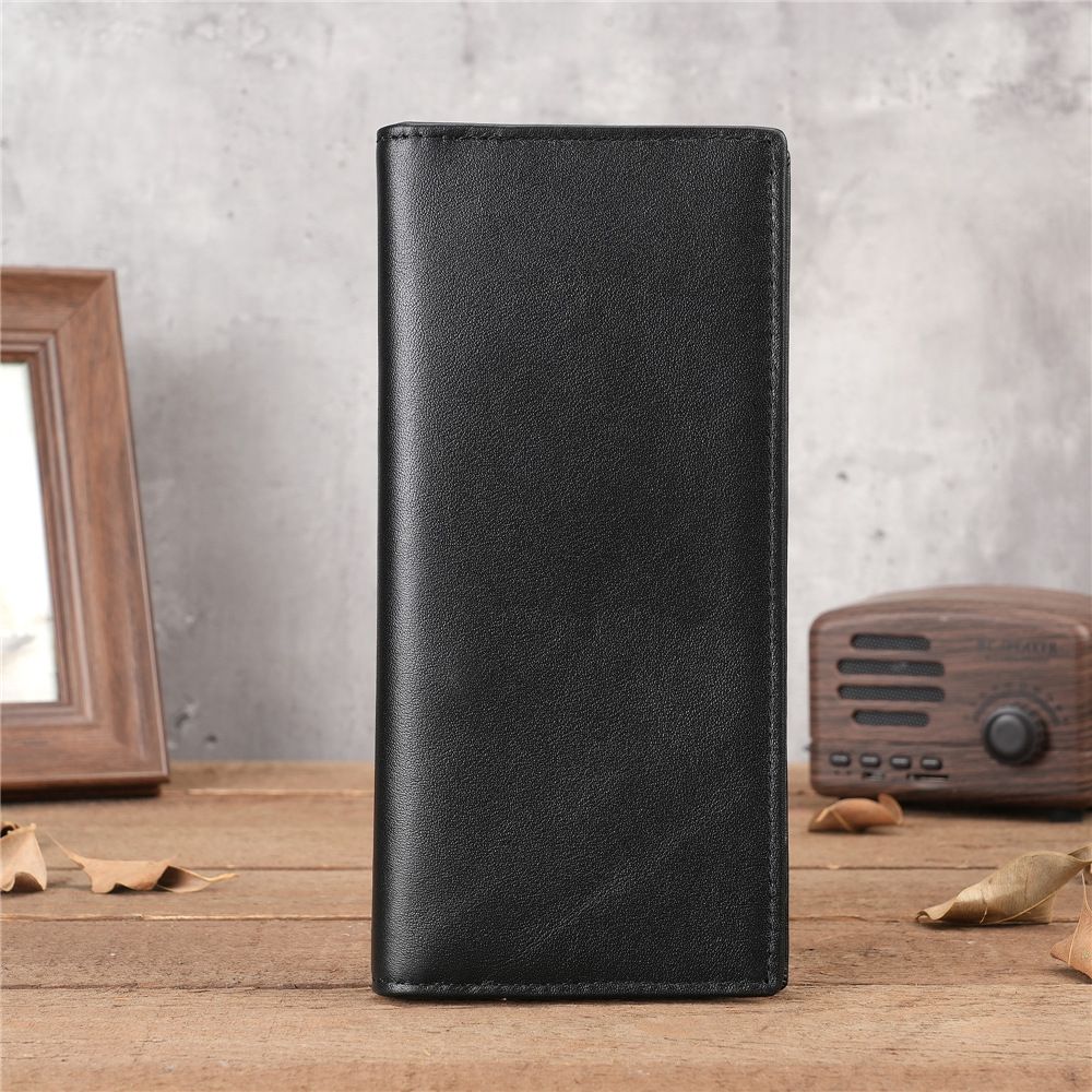 Men's Long Zipper Phone Bag Large Capacity Multi functional Handbag Wallet_voghion.com